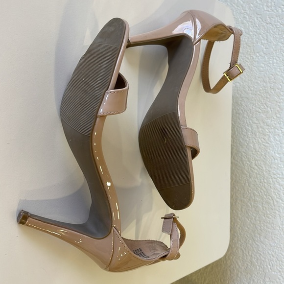 MATERIAL GIRL Nude Ankle Strap Sandals - Picture 7 of 7
